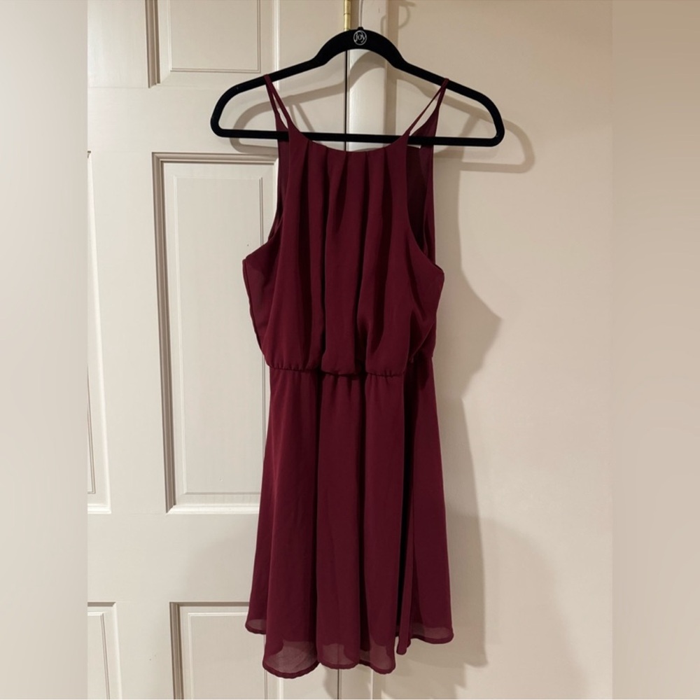 Miami Burgundy Mini Dress